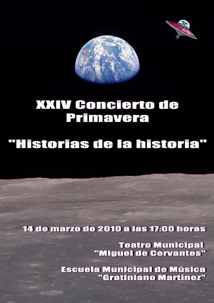Programa de mano, "Historias de la Historia", dirigido por Antonio Domingo.